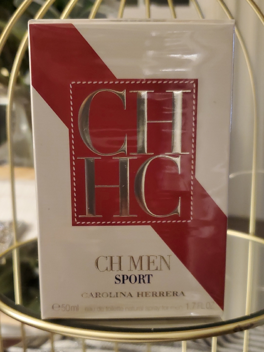 Carolina Herrera CH Men Sport White & Red Fragrance NIB SEALED